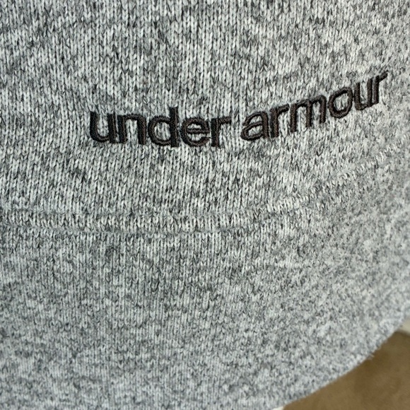 Under Armour Storm Winter Hooded Sweater Full Zip Jacket- Grey- Small - Picture 5 of 12